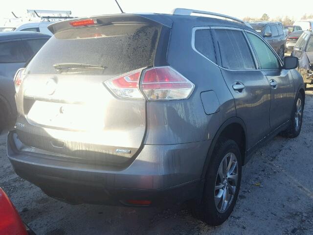 JN8BT27T4HW040123 - 2017 NISSAN ROGUE GRAY photo 4