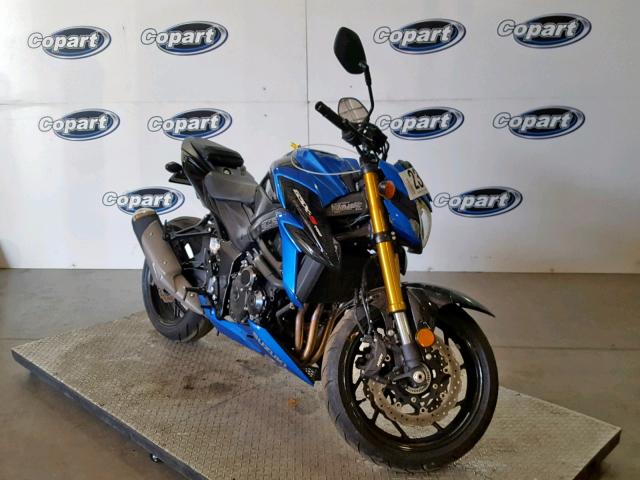 JS1C533DXJ2100024 - 2018 SUZUKI GSX-S750 BLUE photo 1