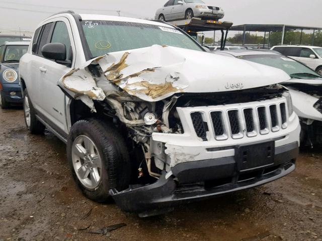 1C4NJCBA8GD633603 - 2016 JEEP COMPASS SP WHITE photo 1