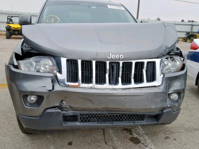 1C4RJEAG0CC129064 - 2012 JEEP GRAND CHER GRAY photo 7