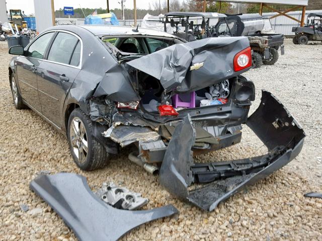 1G1ZH57B58F154922 - 2008 CHEVROLET MALIBU 1LT GRAY photo 3