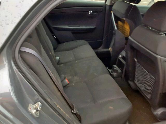 1G1ZH57B58F154922 - 2008 CHEVROLET MALIBU 1LT GRAY photo 6