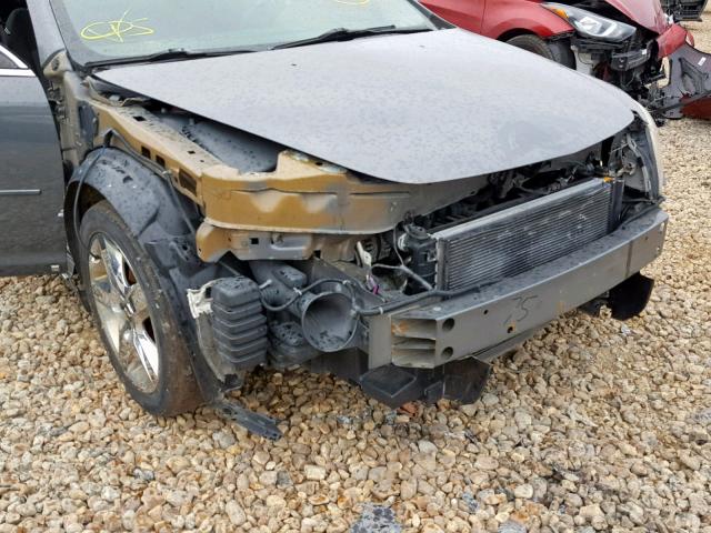 1G1ZH57B58F154922 - 2008 CHEVROLET MALIBU 1LT GRAY photo 9