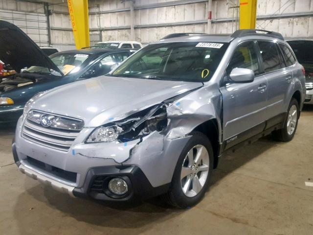 4S4BRDLC6D2209700 - 2013 SUBARU OUTBACK 3. SILVER photo 2