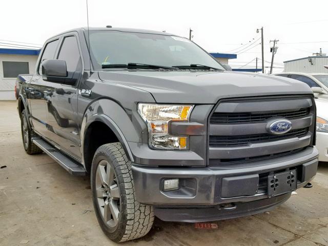 1FTEW1EP8GKF80726 - 2016 FORD F150 SUPER CHARCOAL photo 1