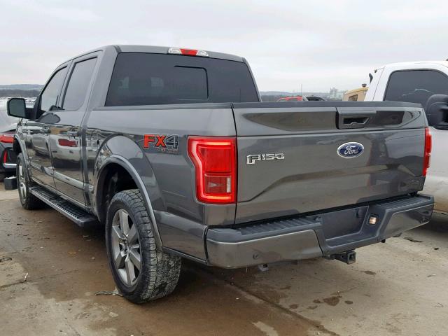1FTEW1EP8GKF80726 - 2016 FORD F150 SUPER CHARCOAL photo 3