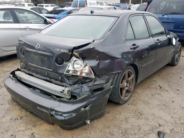 JTHBD182610019984 - 2001 LEXUS IS 300 GRAY photo 4