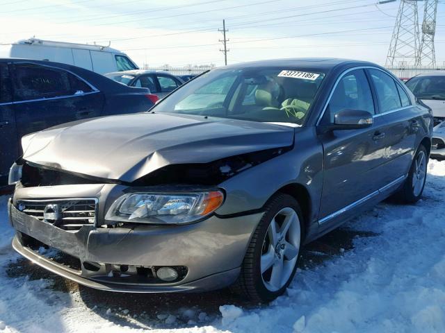 YV1992AH6A1128746 - 2010 VOLVO S80 T6 GRAY photo 2