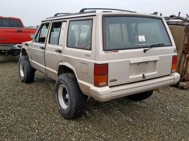1J4FJ78S8SL599103 - 1995 JEEP CHEROKEE C GRAY photo 3