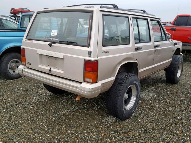 1J4FJ78S8SL599103 - 1995 JEEP CHEROKEE C GRAY photo 4