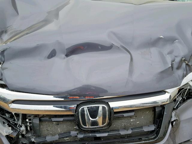 5FPYK3F76HB001175 - 2017 HONDA RIDGELINE GRAY photo 7