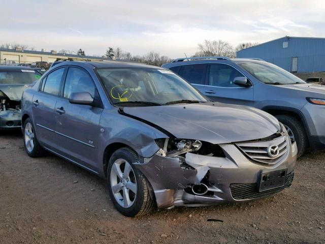 JM1BK323861479928 - 2006 MAZDA 3 S GRAY photo 1