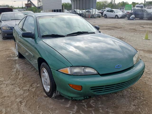 1G1JC1243X7211544 - 1999 CHEVROLET CAVALIER B GREEN photo 1