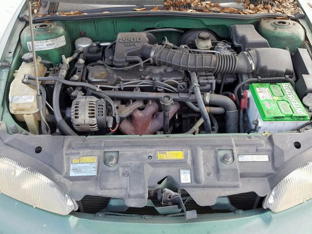 1G1JC1243X7211544 - 1999 CHEVROLET CAVALIER B GREEN photo 7