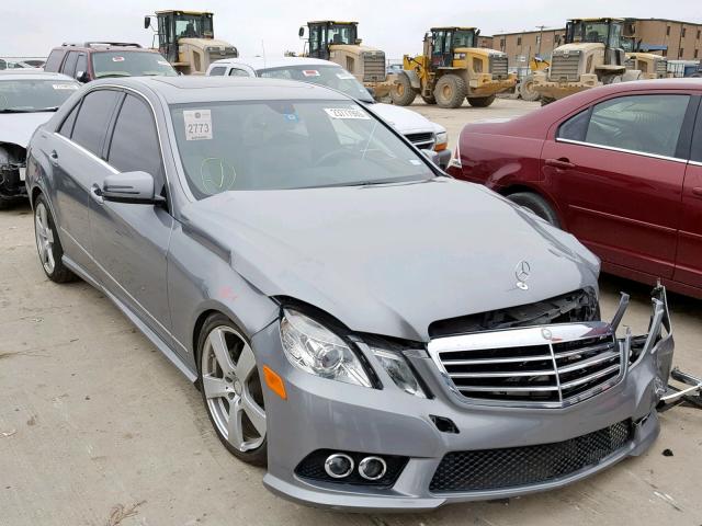 WDDHF5GB0AA101823 - 2010 MERCEDES-BENZ E 350 SILVER photo 1