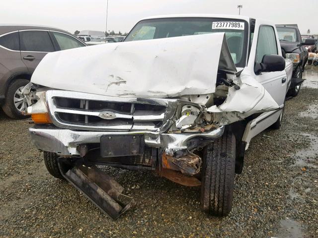 1FTYR14XXYTB13308 - 2000 FORD RANGER SUP WHITE photo 2