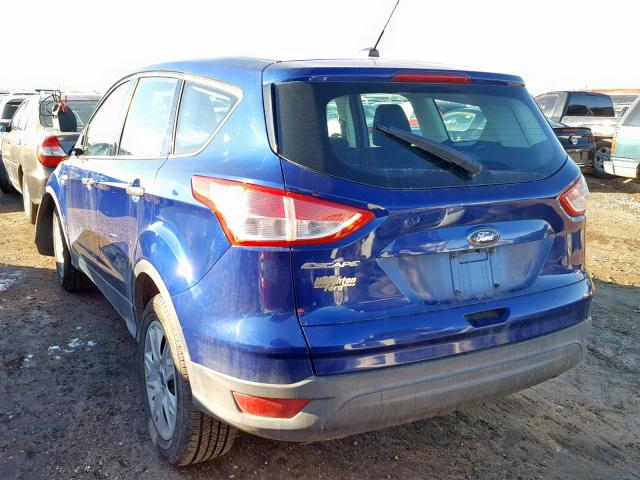 1FMCU0F73EUC30214 - 2014 FORD ESCAPE S BLUE photo 3