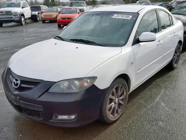 JM1BK123671611817 - 2007 MAZDA 3 S WHITE photo 2