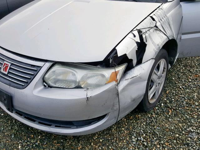 1G8AJ55F56Z137526 - 2006 SATURN ION LEVEL SILVER photo 9