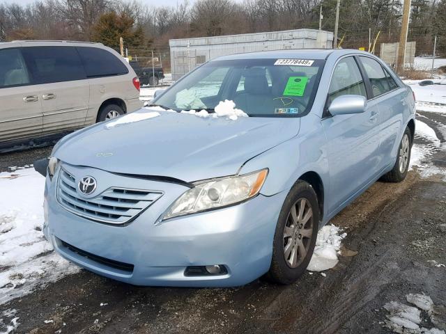 4T1BE46K59U911520 - 2009 TOYOTA CAMRY BASE BLUE photo 2