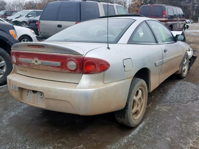 1G1JF12F437253675 - 2003 CHEVROLET CAVALIER L SILVER photo 4