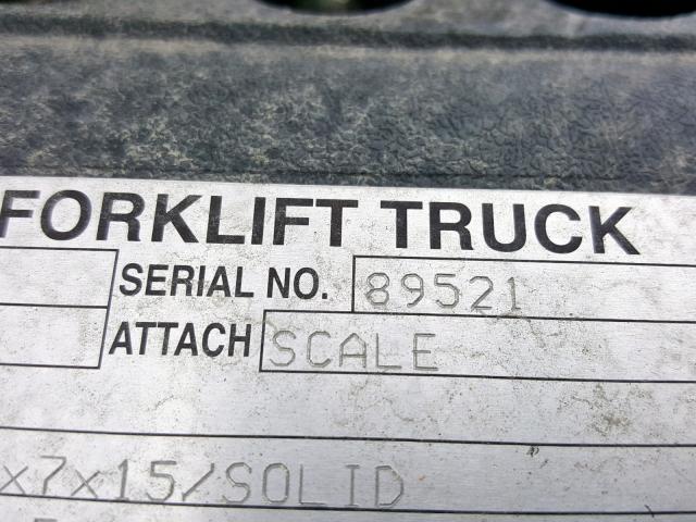 89521 - 2005 TOYOTA FORKLIFT TWO TONE photo 10