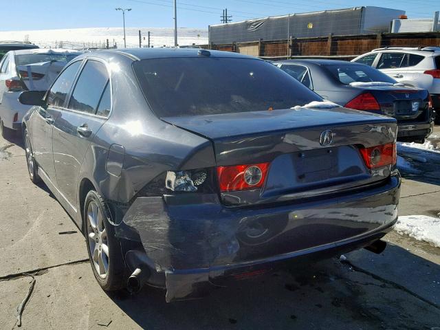 JH4CL96837C012124 - 2007 ACURA TSX CHARCOAL photo 3