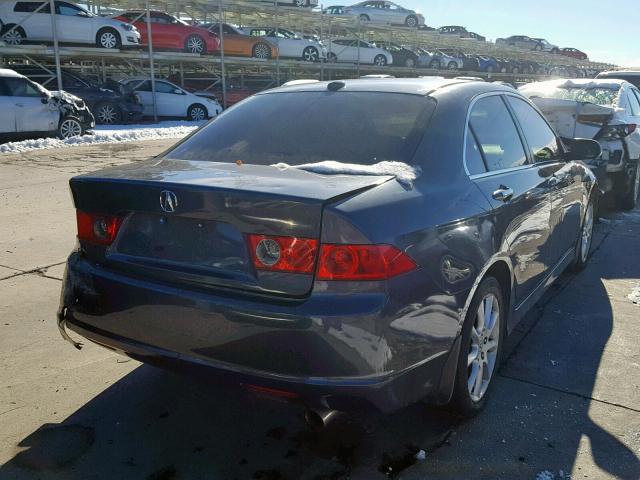 JH4CL96837C012124 - 2007 ACURA TSX CHARCOAL photo 4