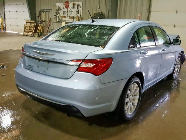 1C3CCBBB6CN148261 - 2012 CHRYSLER 200 TOURIN BLUE photo 4