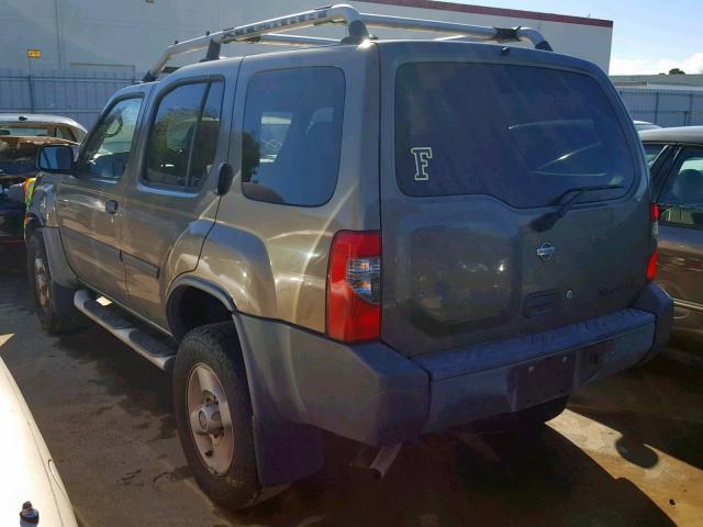 5N1ED28T31C550860 - 2001 NISSAN XTERRA XE 棕色 照片 3