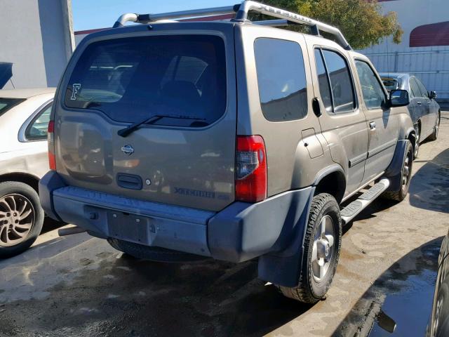 5N1ED28T31C550860 - 2001 NISSAN XTERRA XE 棕色 照片 4