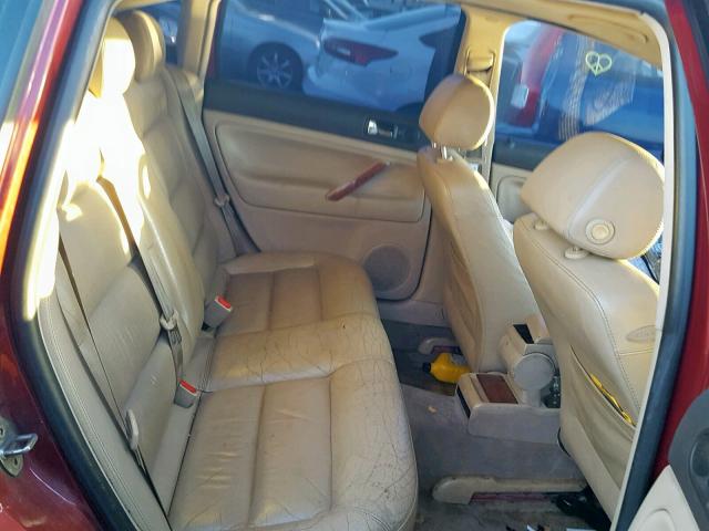 WVWBH63BX1P019570 - 2001 VOLKSWAGEN PASSAT GLX 红色 照片 6