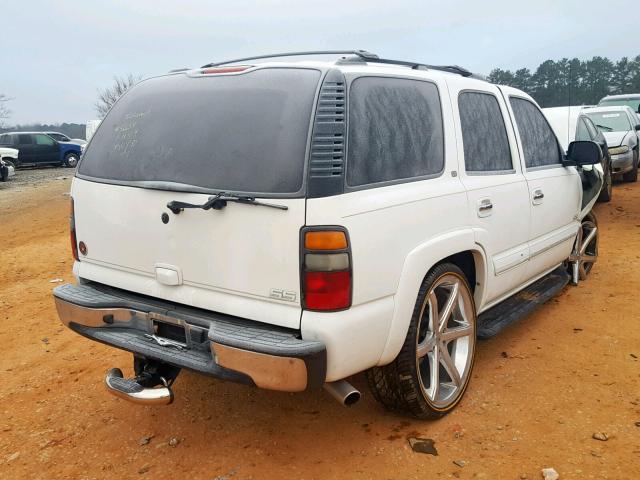 1GNEC13Z14J250674 - 2004 CHEVROLET TAHOE C150 WHITE photo 4