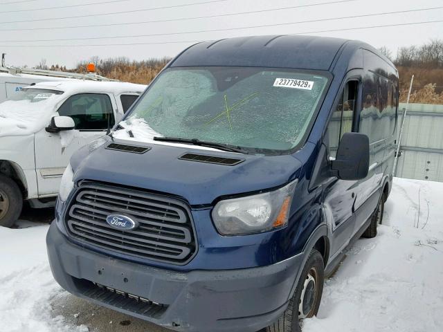 1FTNE1CG1FKA69492 - 2015 FORD TRANSIT T- 蓝色 照片 2