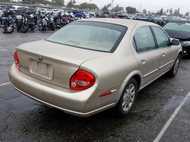 JN1CA31D81T615279 - 2001 NISSAN MAXIMA GXE BEIGE photo 4