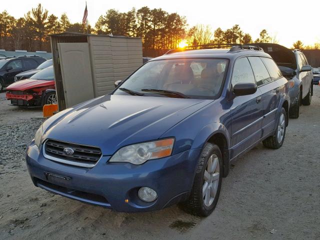 4S4BP61C277317758 - 2007 SUBARU LEGACY OUT BLUE photo 2