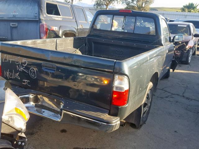4TANL42N2WZ060097 - 1998 TOYOTA TACOMA 绿色 照片 4