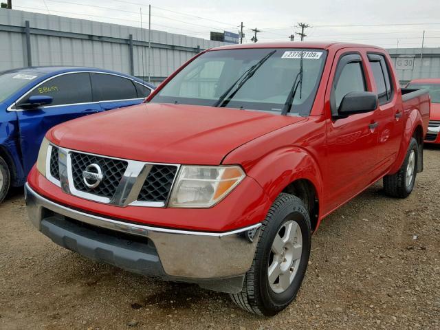 1N6AD07U78C425448 - 2008 NISSAN FRONTIER C RED photo 2