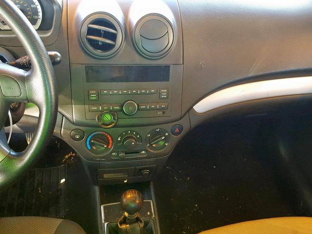 KL1TD6DE4BB246865 - 2011 CHEVROLET AVEO LS ORANGE photo 9