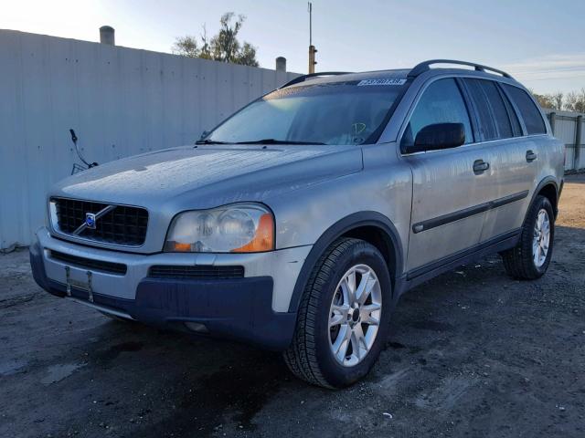 YV1CZ91H341097152 - 2004 VOLVO XC90 T6 GRAY photo 2