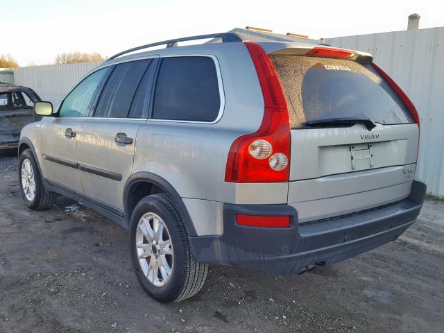 YV1CZ91H341097152 - 2004 VOLVO XC90 T6 GRAY photo 3