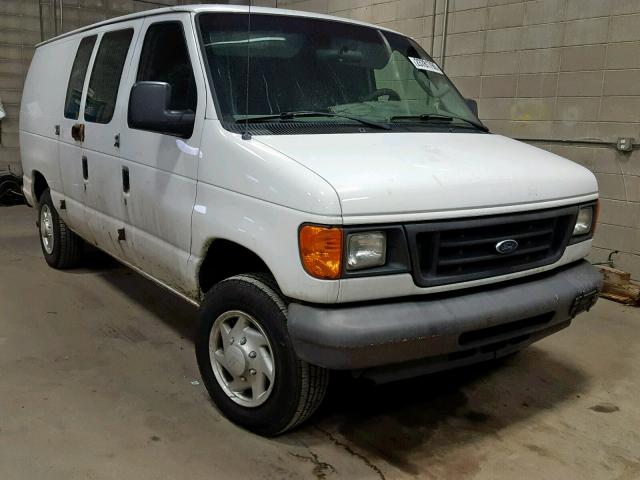 1FTNE14W97DA89131 - 2007 FORD ECONOLINE WHITE photo 1