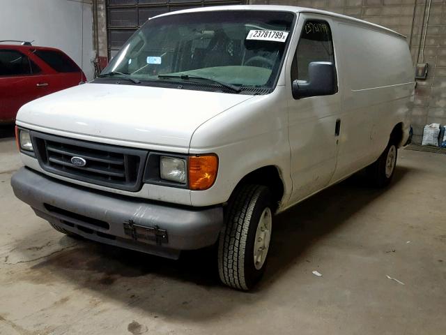 1FTNE14W97DA89131 - 2007 FORD ECONOLINE WHITE photo 2