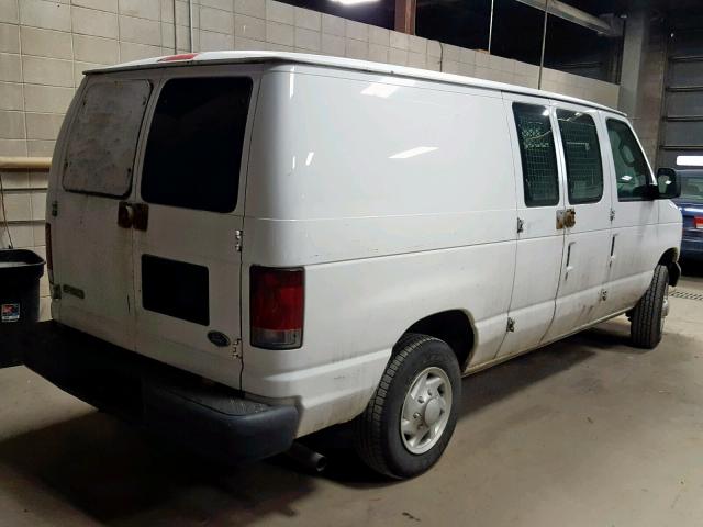 1FTNE14W97DA89131 - 2007 FORD ECONOLINE WHITE photo 4