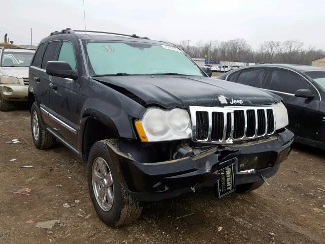 1J8HR58277C634614 - 2007 JEEP GRAND CHER BLACK photo 1