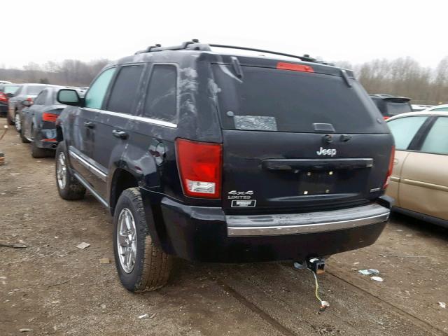 1J8HR58277C634614 - 2007 JEEP GRAND CHER BLACK photo 3