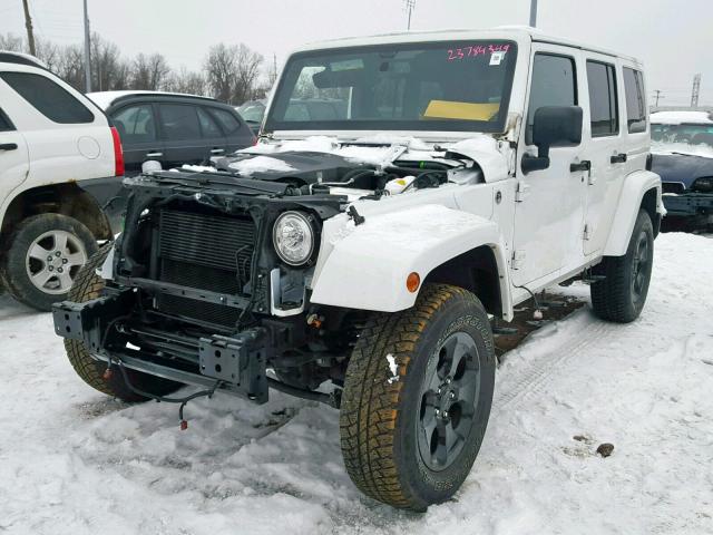 1C4BJWEG9HL613680 - 2017 JEEP WRANGLER U WHITE photo 2