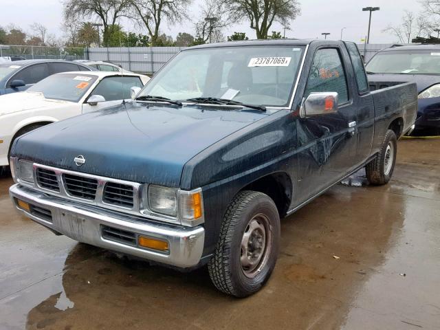 1N6SD16S7RC376019 - 1994 NISSAN TRUCK KING BLUE photo 2