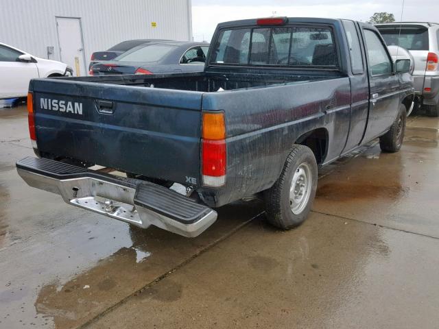 1N6SD16S7RC376019 - 1994 NISSAN TRUCK KING BLUE photo 4