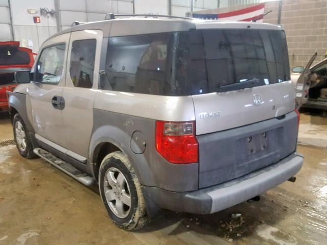 5J6YH28594L008314 - 2004 HONDA ELEMENT EX GRAY photo 3